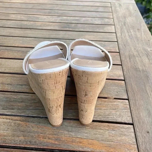 Veronica Beard Dali Woven Wedge Sandals - Picture 6 of 8